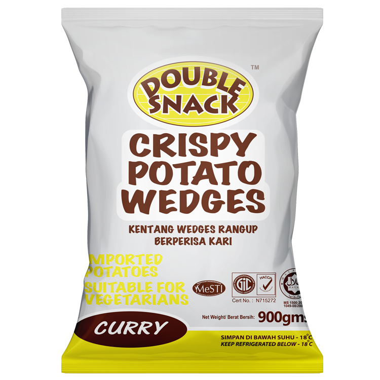 Crispy Patato Wedges Curry